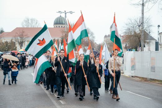 A hősök útján járunk! Március 15. Szatmárnémetiben - Képgaléria