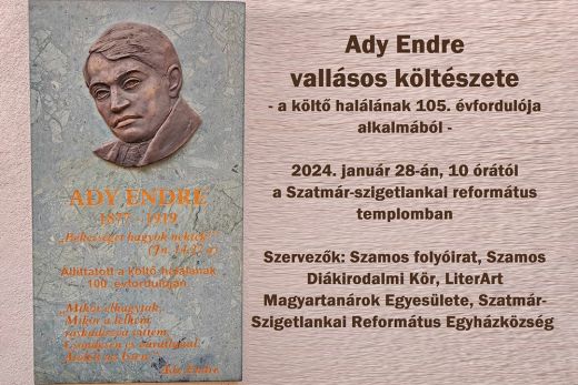 Ady Endre vallásos költészete – Megemlékezés a Szigetlankán!