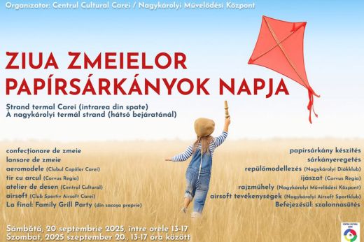 Ne feledje! Holnap lesz a Papírsárkányok napja Nagykárolyban