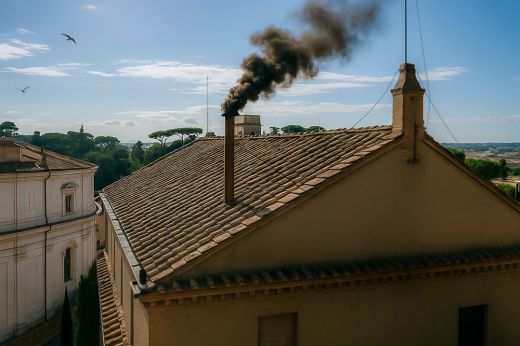 Konklávé: Fekete füst szállt fel a Sixtus-kápolna kéményéből – nem választottak pápát az első szavazáson