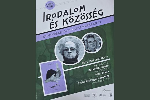 Író-olvasó találkozó a könyvtárban: Borsodi L. Lászlóval találkozhat a szatmári közönség
