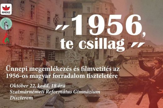Ünnepi megemlékezés és filmvetítés az 1956-os magyar forradalom tiszteletére