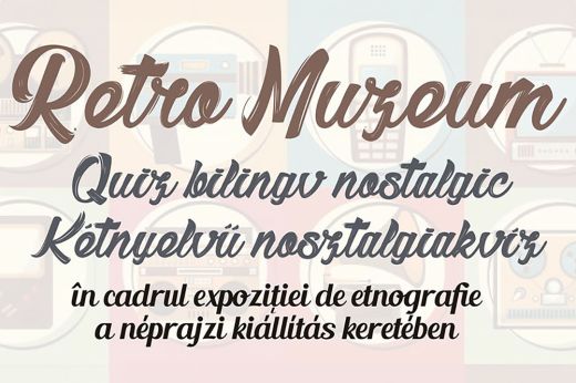 Retró MúzemKvíz – Egy kétnyelvű nosztalgiakvíz igaz-barátoknak
