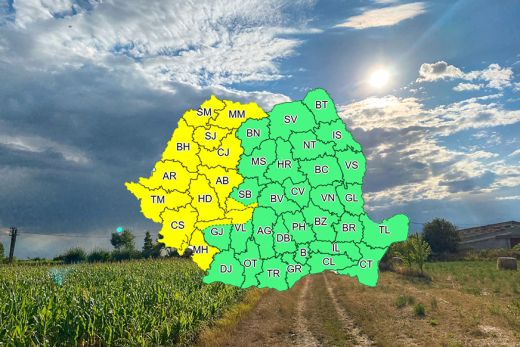 Viharos lesz az időjárás szerdán 14 megyében