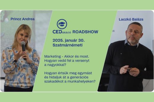 CEDukáció Roadshow: Szatmárnémetiben folytatódik a CED vállalkozásfejlesztési tréningsorozata