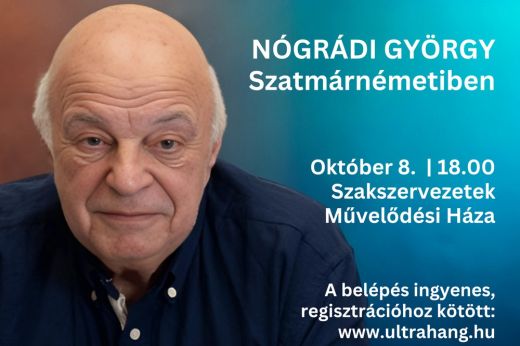 Helyszínváltozás: Nógrádi György előadása a Szakszervezetek Művelődési Házában
