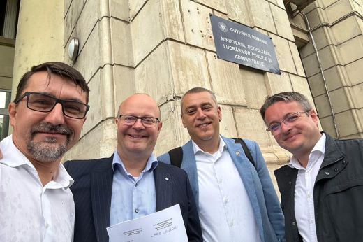 Újabb három szatmári utcát újítanak fel a fejlesztési minisztérium támogatásával