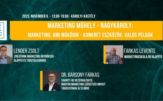 Marketing Műhelyt szervez Nagykárolyban az RMKT