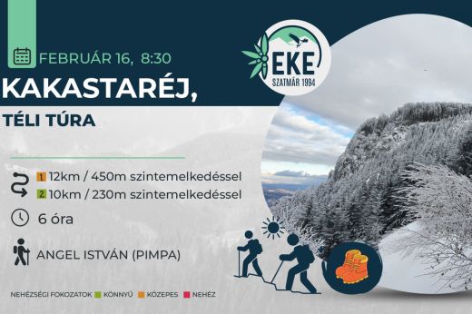Átmozgató, téli túrára hív a szatmári EKE a Kakastaréjra