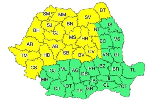 Nem szabadulunk a rossz időtől. Marad a sárga figyelmeztetés