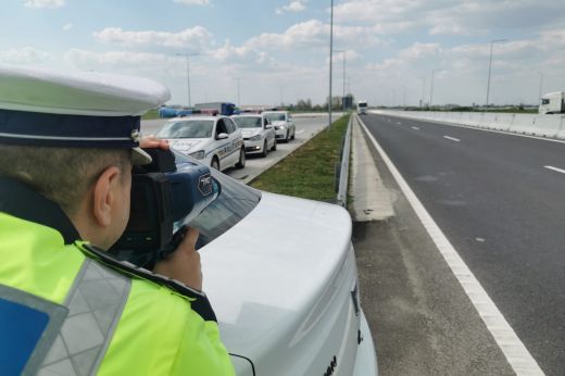 70-es szakaszon 165 km/h-val szaladt bele a radarba egy Szatmár megyei sofőr - KÉPEK