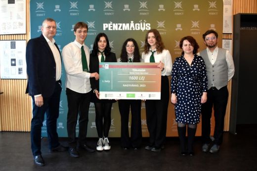 Országos első helyen végzett a Kölcsey csapata a Pénzmágus szuperdöntőjében