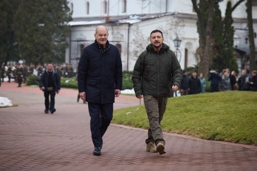 A német kancellár újabb légvédelmi eszközök Ukrajnába szállítását jelentette be