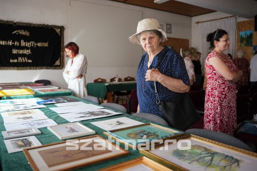Ecsetvonások a templom árnyékában – Sikerrel zárult a Németi Református Egyházközség első festőtábora - Képgaléria