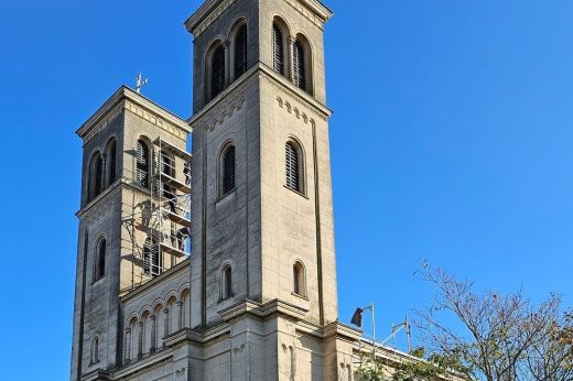 Kaplonyi templom: most zajlik a két torony tetőzetének a kicserélése