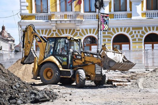 Régi főtér: újabb útszakaszt zárnak le a munkálatok előrehaladtával