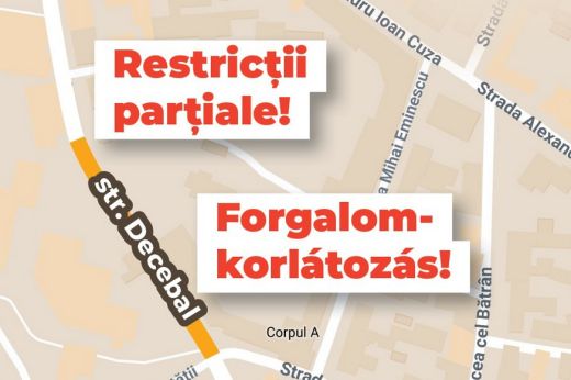 Forgalomkorlátozás a Várdomb utcában. Mutatjuk, meddig tart!