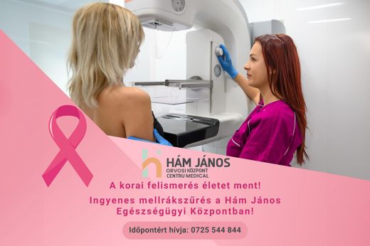 Ingyenes szűrővizsgálat a Hám János Orvosi Központban