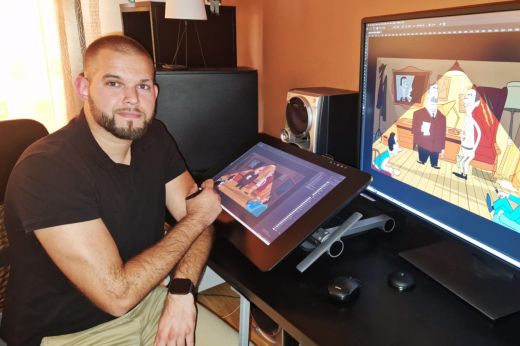 Örkény egypercesei Cartoon Networkös stílusban? Naná! – Takács Ádám, szatmári grafikus, aki a magyar irodalmat rajzfilmfigurákkal kelti életre