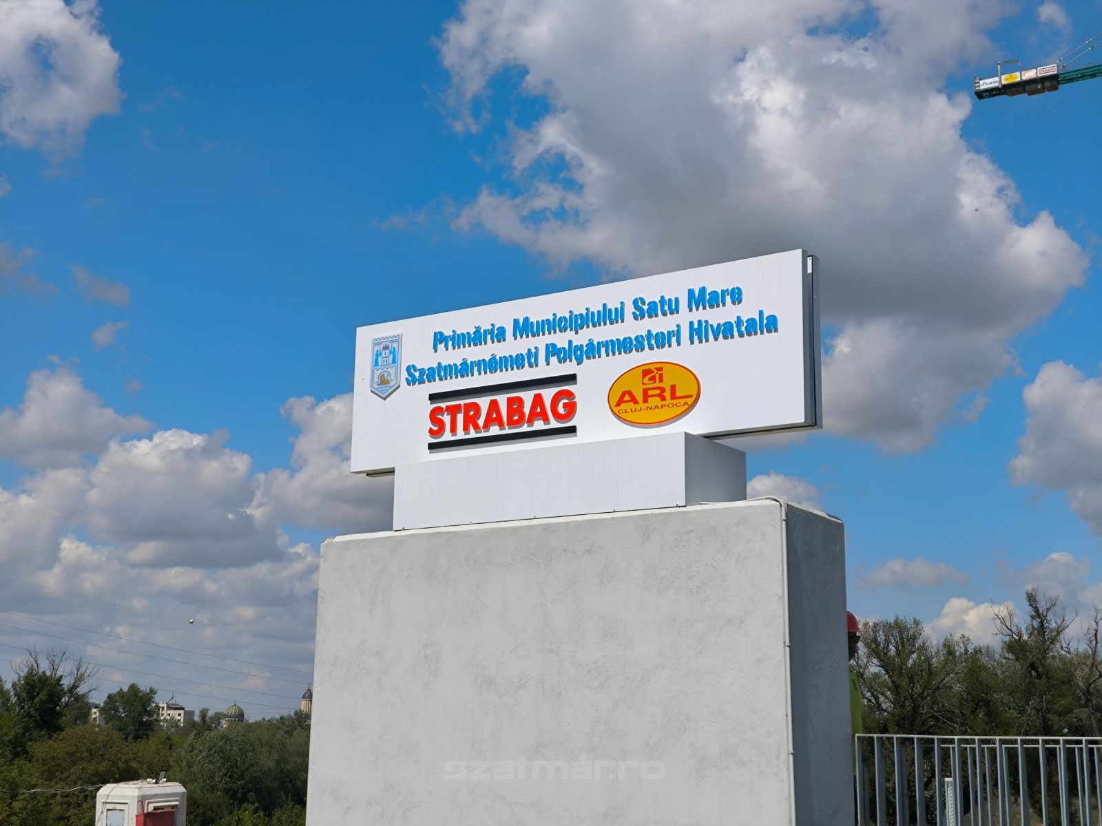 Strand utcai híd 2025 ápriliában